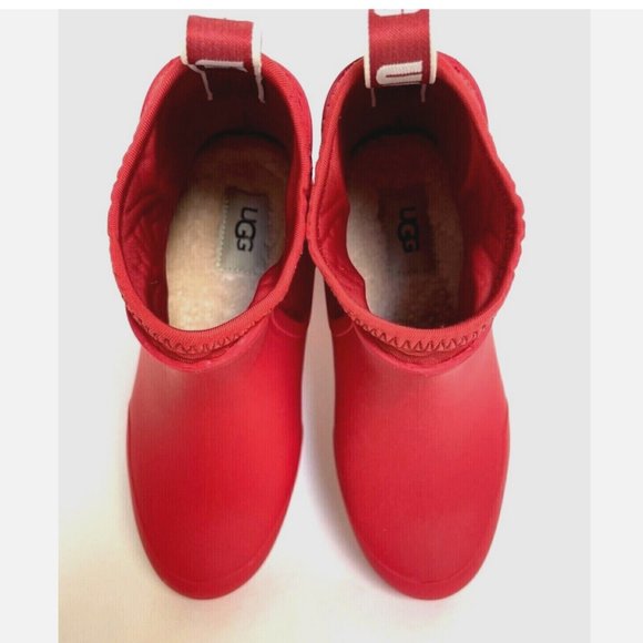 NEW! UGG Chevonne Boot Ribbon Red Women size 5 - Picture 6 of 13